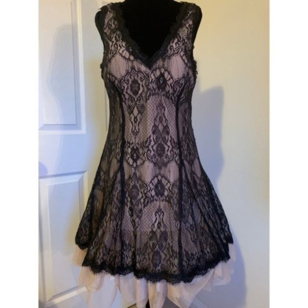 Evening  Dress With Crinoline.